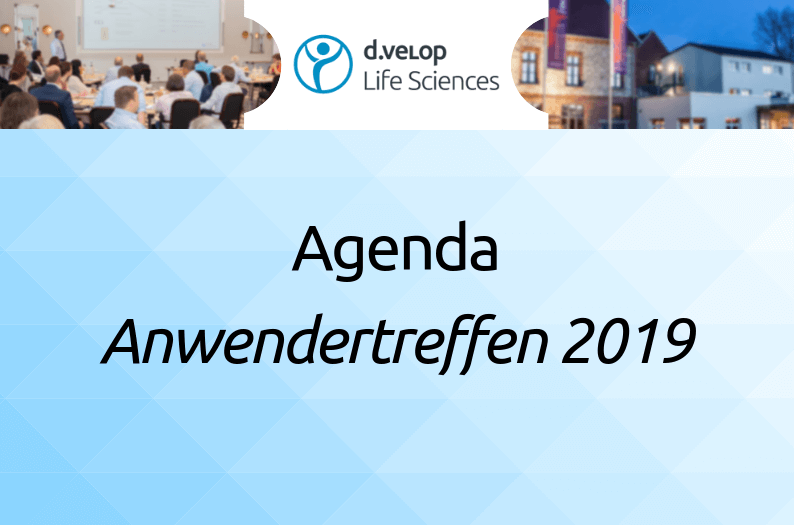 Headerbild zur Agenda des Anwendertreffens 2019