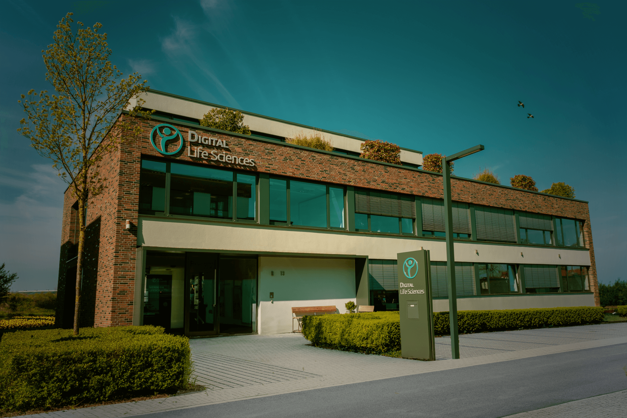 General view of the company building of Digital Life Sciences