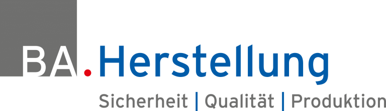 Darstellung des Logos von BA. Herstellung