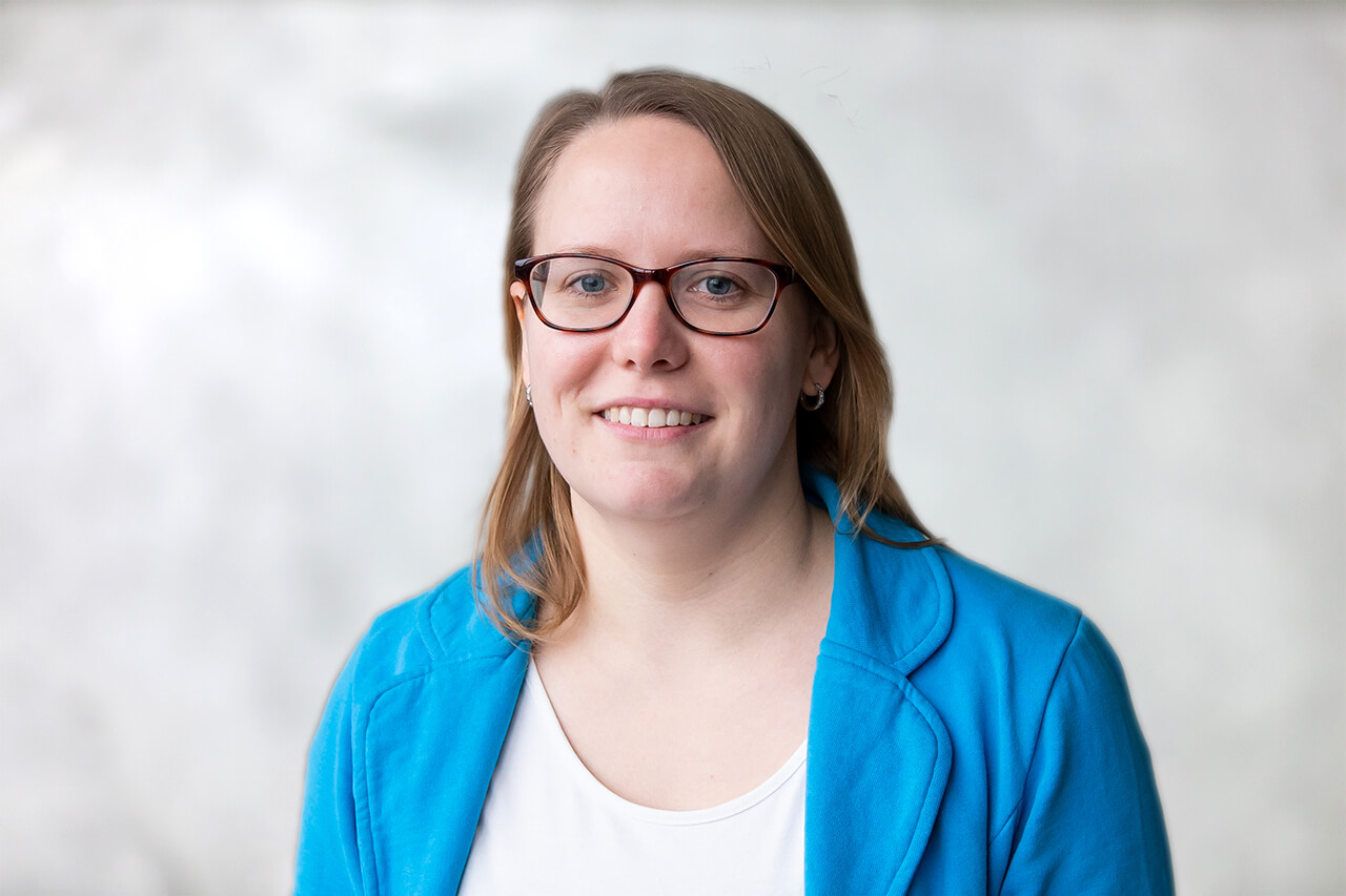Abbildung der Leitung Qualitätssicherung Sarah Feldmann, Digital Life Sciences