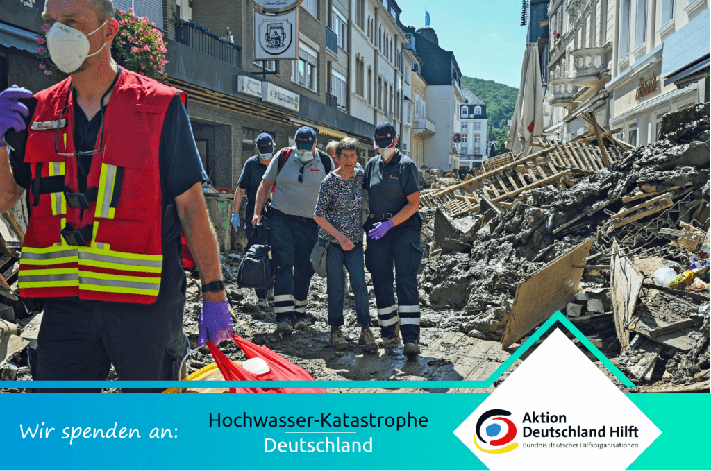 Digital Life Sciences spendet für die Hochwasser-Katastrophe Deutschland