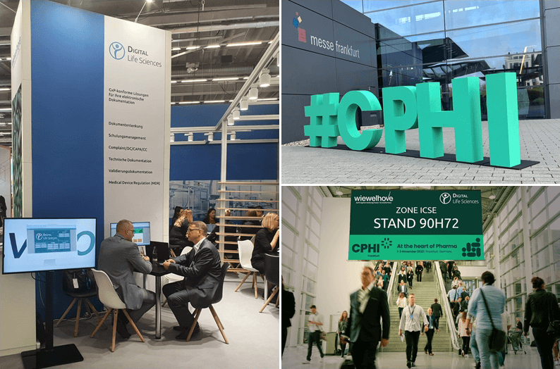 Fazit zur Teilnahme bei der CPhI - Bild vom Messestand - Digital Life Sciences