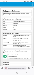 Dokumentenfreigabe über App mit DigitalLS