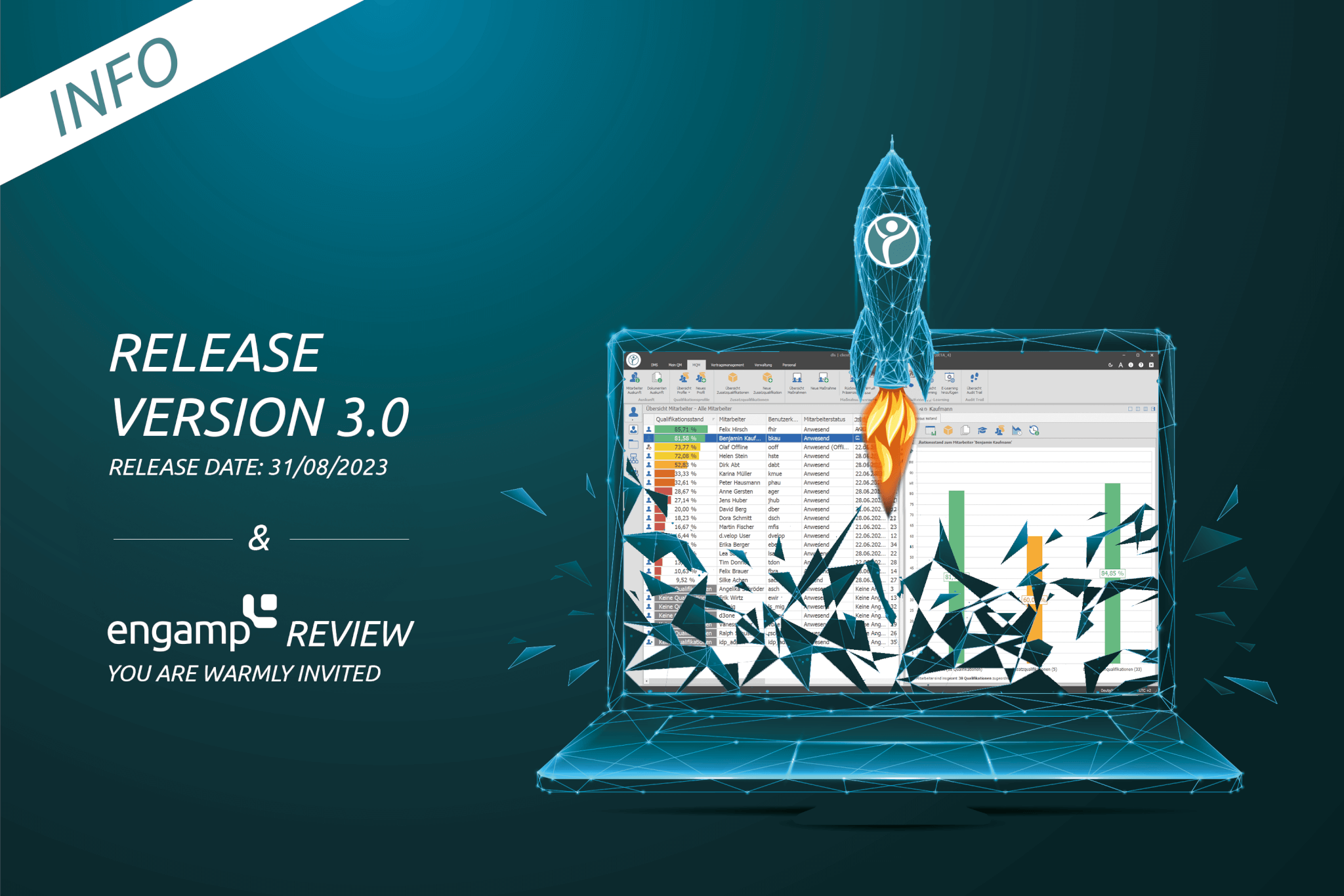 Release of dls | software suite 3.0 & Invitation public engamp® review