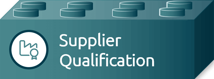 Illustration of the supplier qualification tile