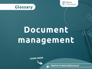 Glossary contribution on the topic of document management