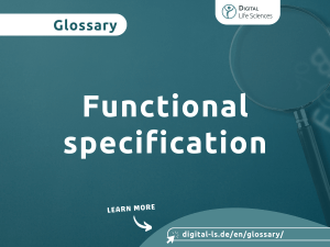 Glossary contribution on the topic of functional specifications