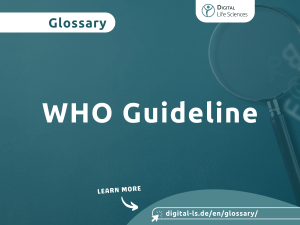 Glossary contribution on the WHO guideline