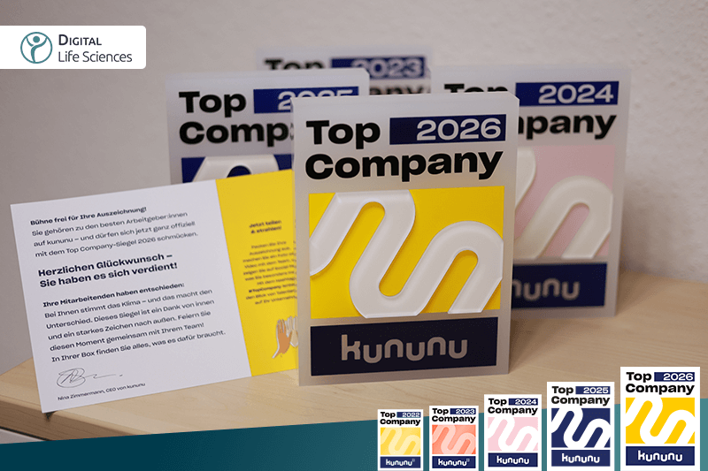kununu zeichnet Digital Life Sciences erneut als Top Company aus