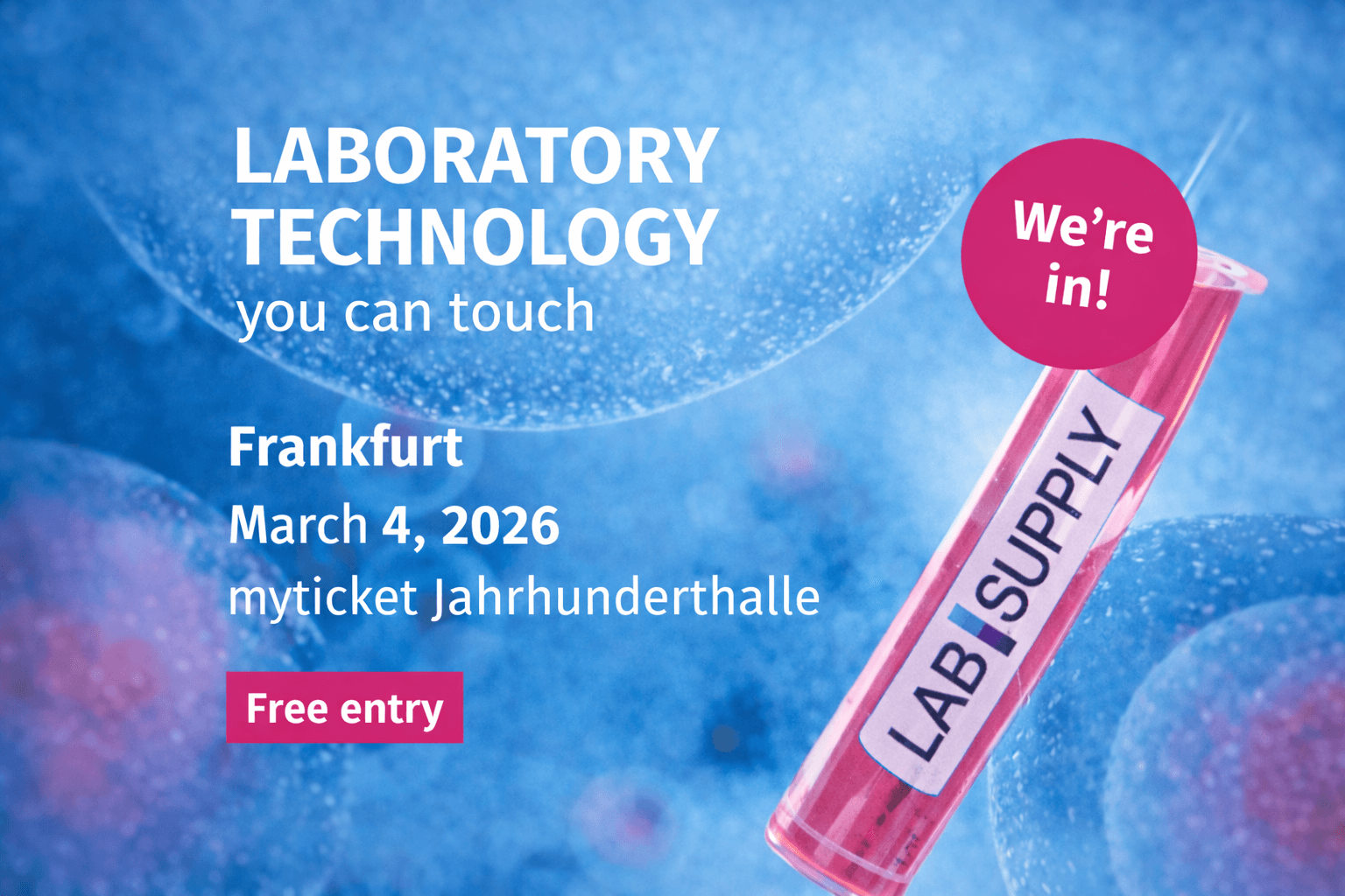 Digital Life Sciences at the LAB-SUPPLY 2025 in Münster