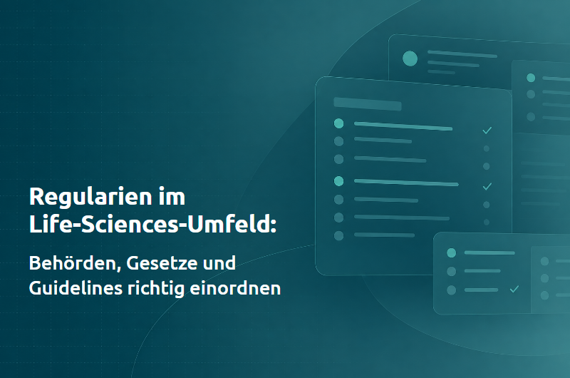 Abstrakte Darstellung von Regelwerken und Freigaben in einem Qualitätsmanagementsystem