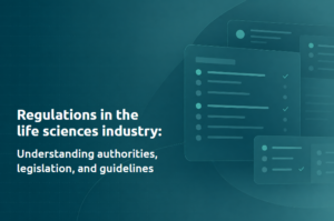 Abstract representation of regulatory frameworks and releases in a quality management system